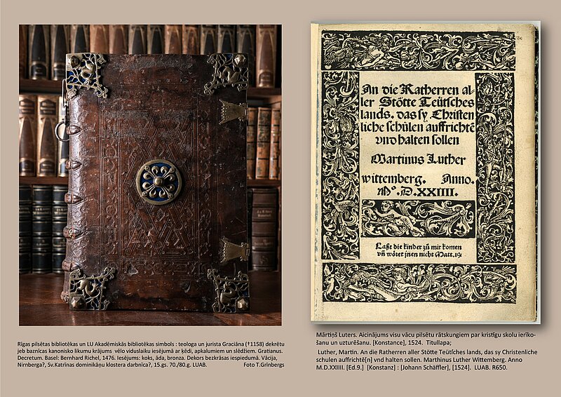 Nikolausa Rammes apliecinājums par piecu slēgtā franciskāņu klostera grāmatu saņemšanu un LU Akadēmiskās bibliotēkas sākumu